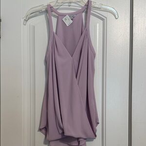 Naked Zebra Lilac Draped beautiful tank/Camisole